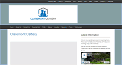 Desktop Screenshot of claremontcattery.co.uk