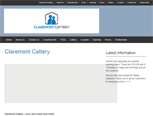 Tablet Screenshot of claremontcattery.co.uk